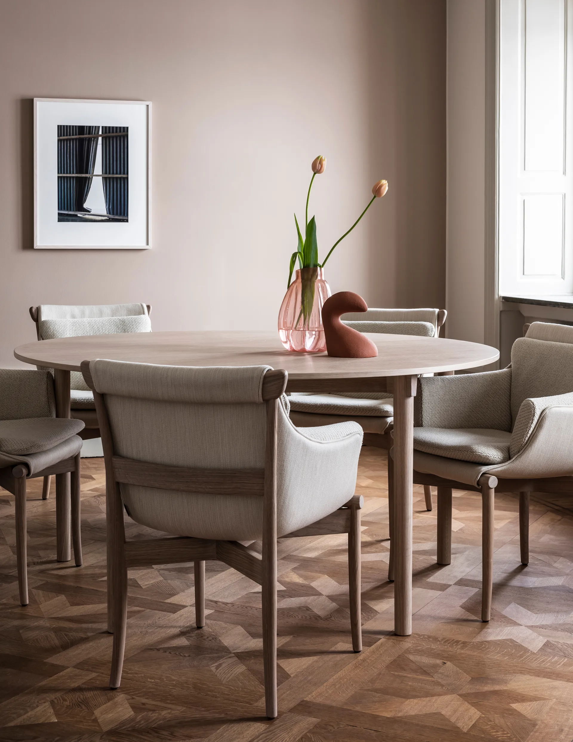 Tak table Ø120 cm, Oak-natural Gärsnäs