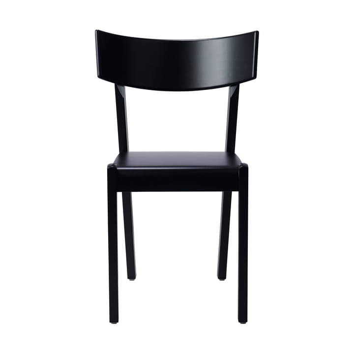 Tati chair - Beech veneered seat-black stain - Gärsnäs