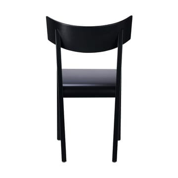 Tati chair - Beech veneered seat-black stain - Gärsnäs