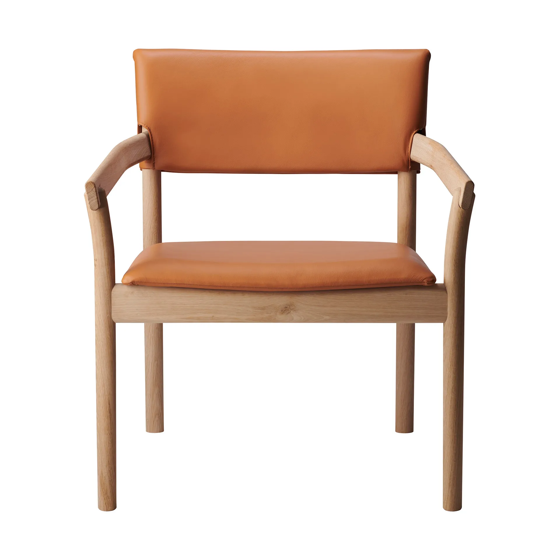 Vyn armchair upholstered back, Monocoat natural-Elmosoft 43283 Gärsnäs