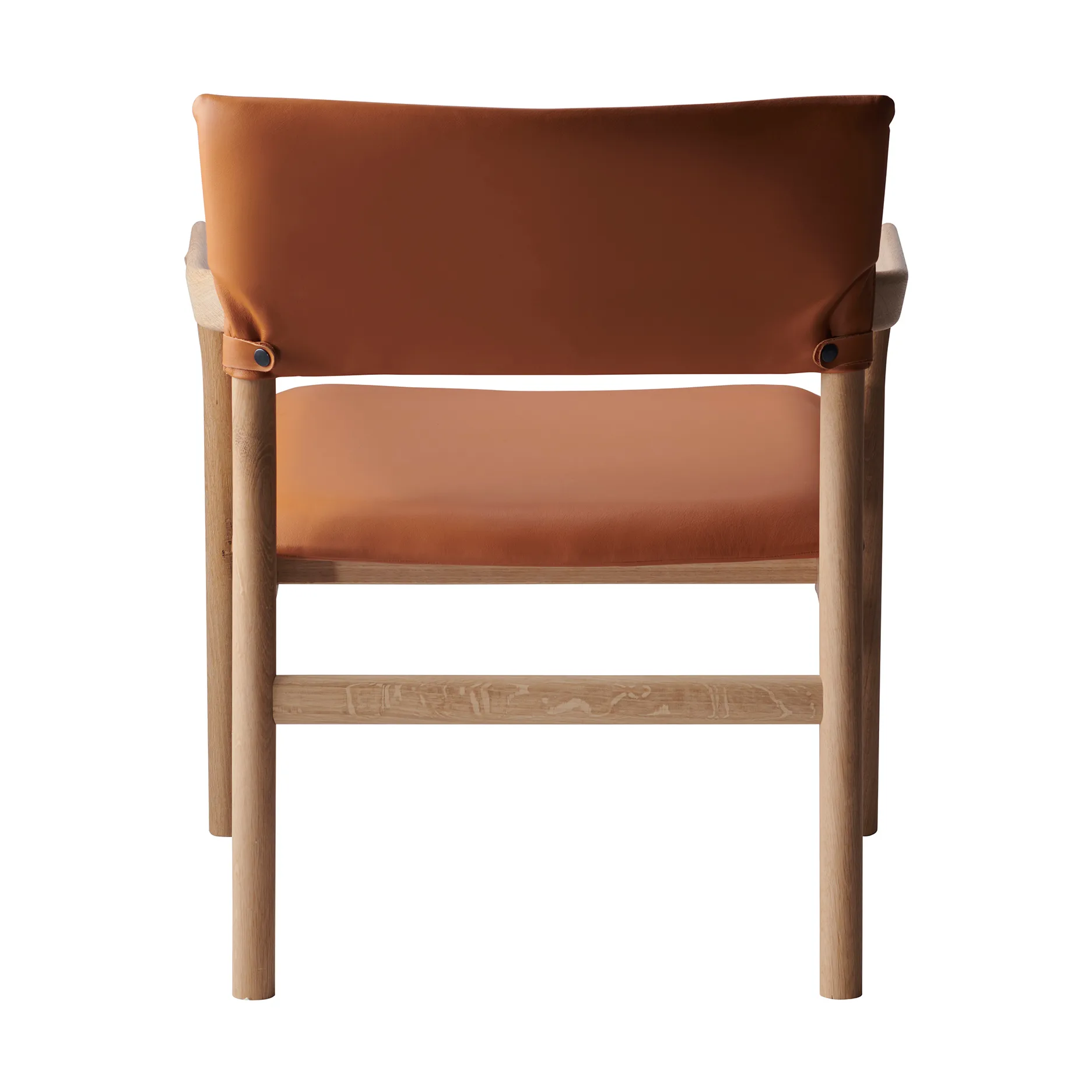Vyn armchair upholstered back, Monocoat natural-Elmosoft 43283 Gärsnäs