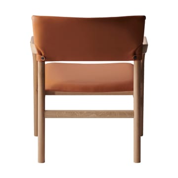 Vyn armchair upholstered back - Monocoat natural-Elmosoft 43283 - Gärsnäs