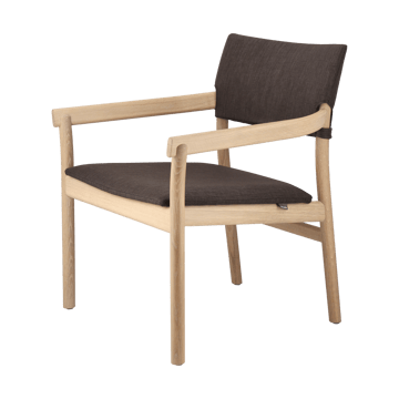 Vyn armchair upholstered back - Monocoat natural-Lido 46 Mole - Gärsnäs