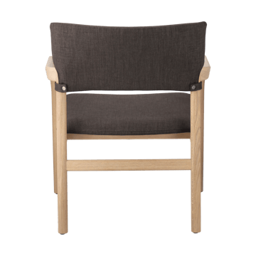 Vyn armchair upholstered back - Monocoat natural-Lido 46 Mole - Gärsnäs