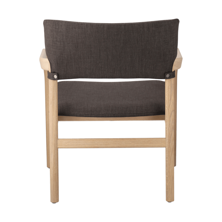 Vyn armchair upholstered back - Monocoat natural-Lido 46 Mole - Gärsnäs