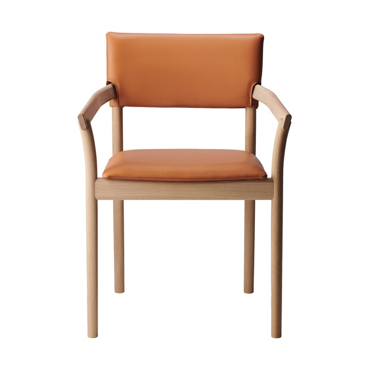 Vyn chair upholstered back - Monocoat natural-Elmosoft 43283 - Gärsnäs