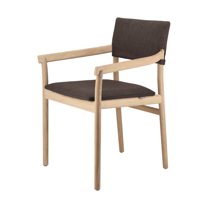 Vyn chair upholstered back - Monocoat natural-Lido 46 Mole - Gärsnäs