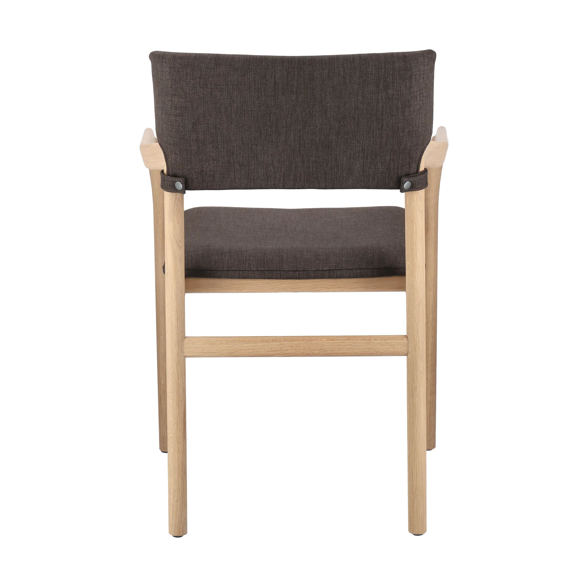 Vyn chair upholstered back, Monocoat natural-Lido 46 Mole Gärsnäs