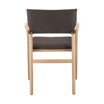 Vyn chair upholstered back - Monocoat natural-Lido 46 Mole - Gärsnäs