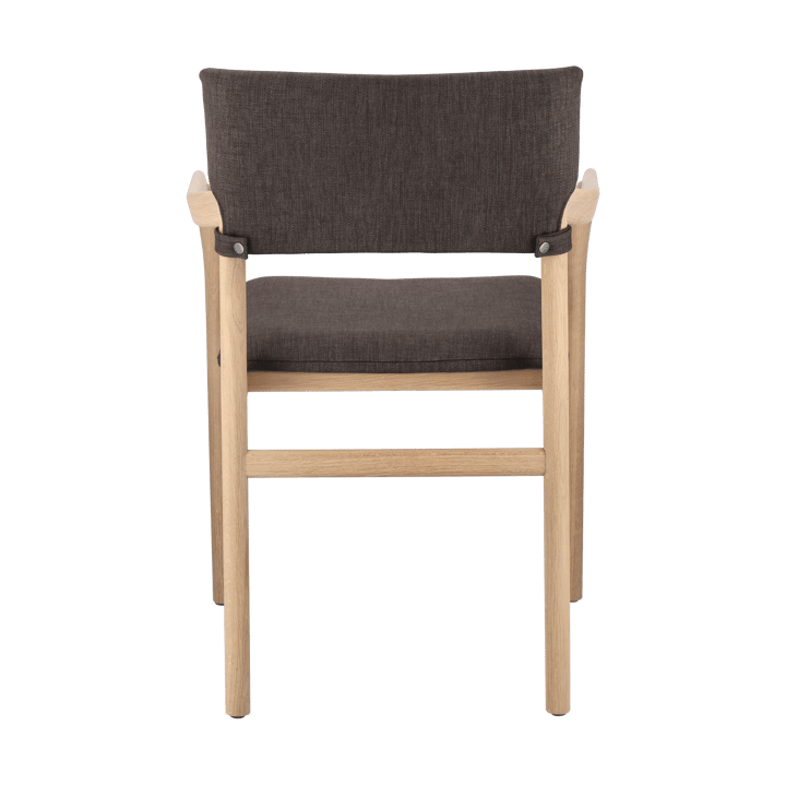 Vyn chair upholstered back - Monocoat natural-Lido 46 Mole - Gärsnäs