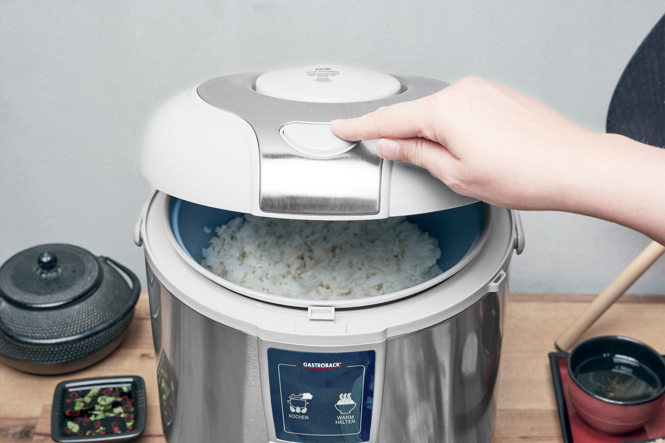 タッパーシェフ　プロ Gastroback Design 42518 Rice Cooker Pro from Gastroback