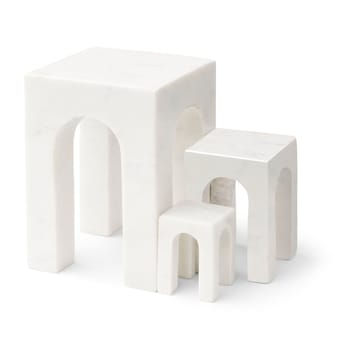 Arkis book end 3 pieces - White - Gejst