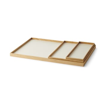 Frame tray large 35.5x50.6 cm - Oak-beige - Gejst