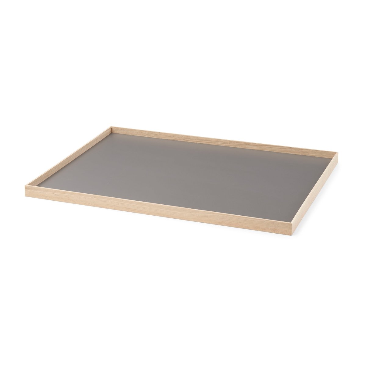 Gejst Frame tray large 35.5x50.6 cm Oak-light grey | Scandinavian Design | Trays | Grey