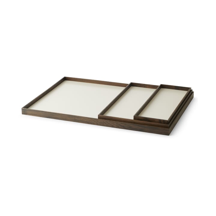 Frame tray large 35.5x50.6 cm - Smoked oak-beige - Gejst
