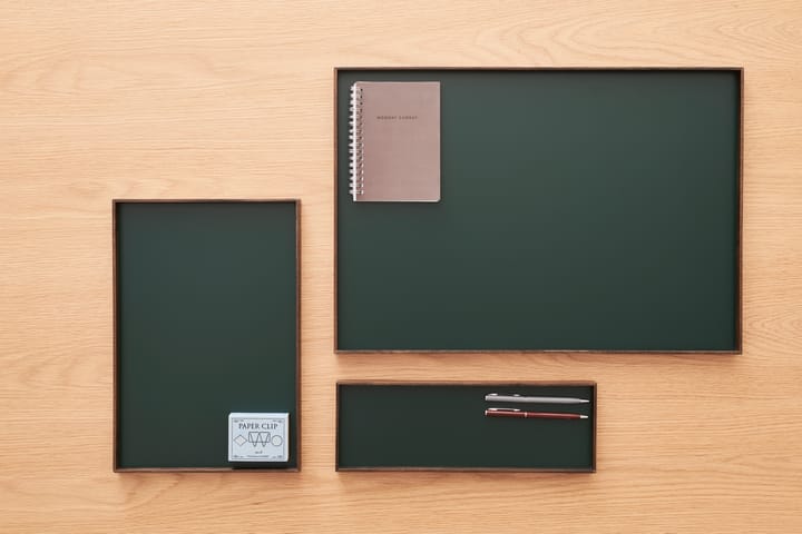 Frame tray large 35.5x50.6 cm, Smoked oak-green Gejst