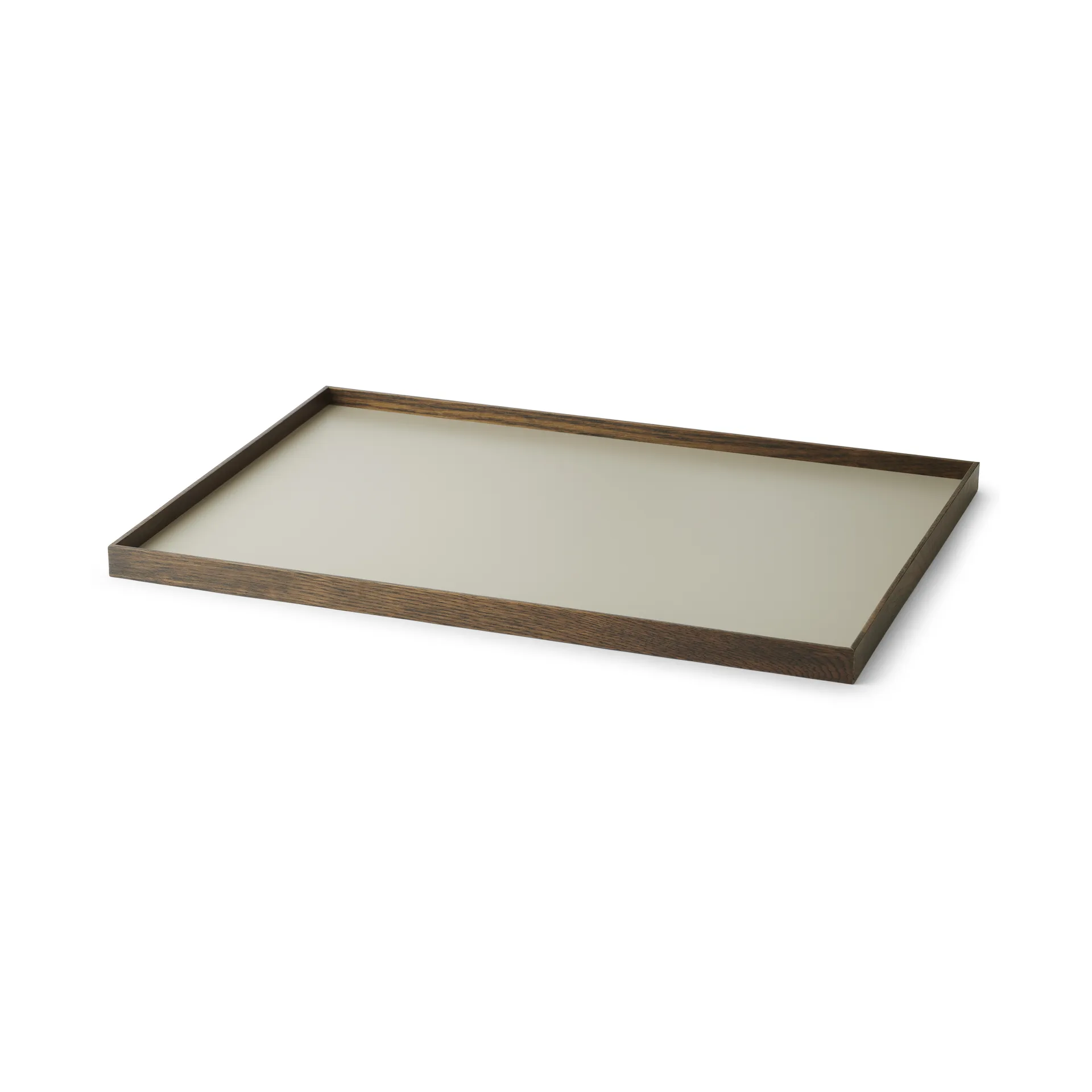Frame tray large 35.5x50.6 cm, Smoked oak-Grey Gejst