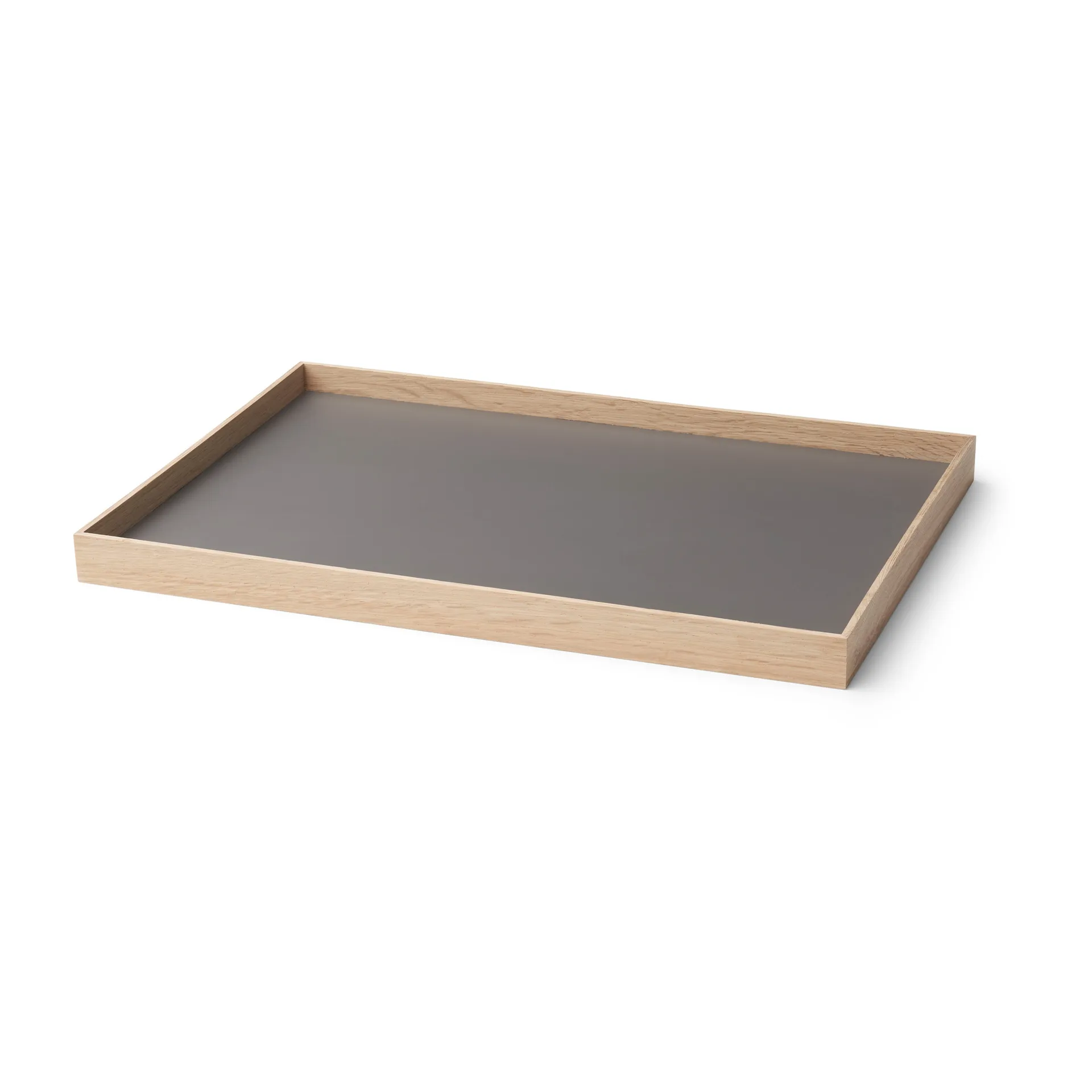 Frame tray medium 23x34 cm, Oak-light grey Gejst