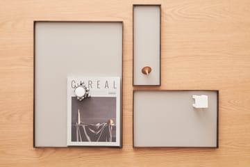 Frame tray small 11.1x32.4 cm - Smoked oak-Grey - Gejst
