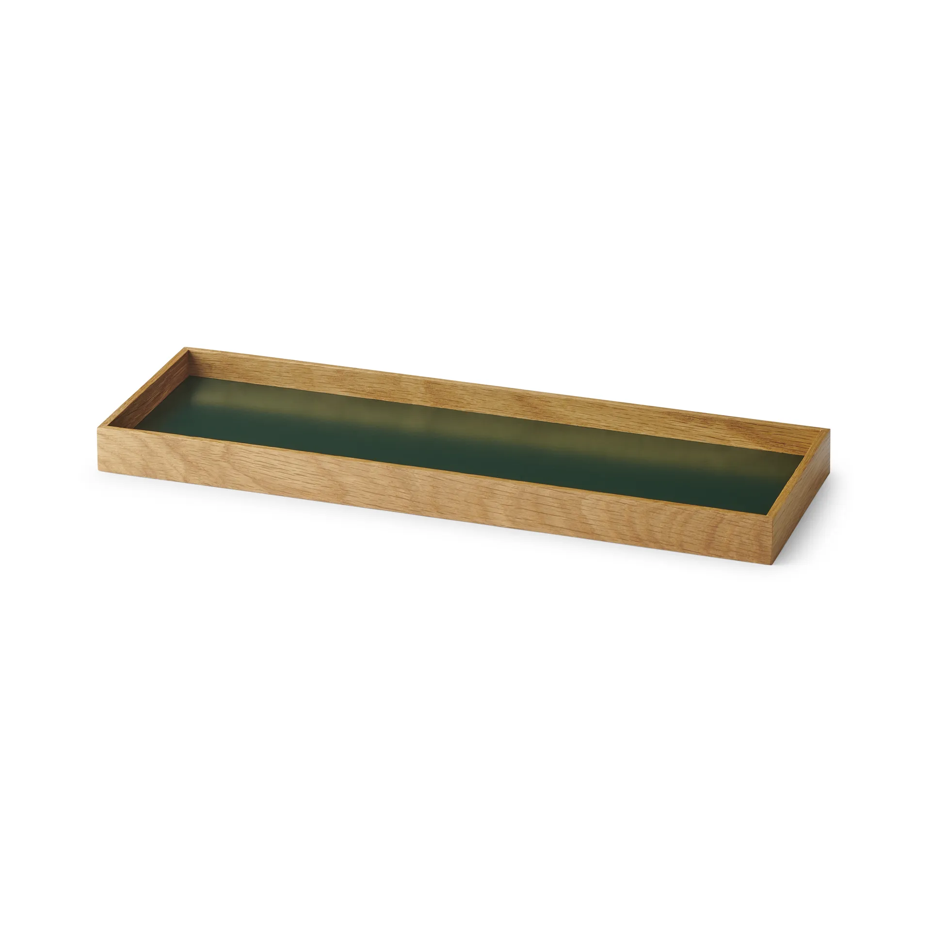 Frame tray small 11x32.4 cm, Oak-green Gejst