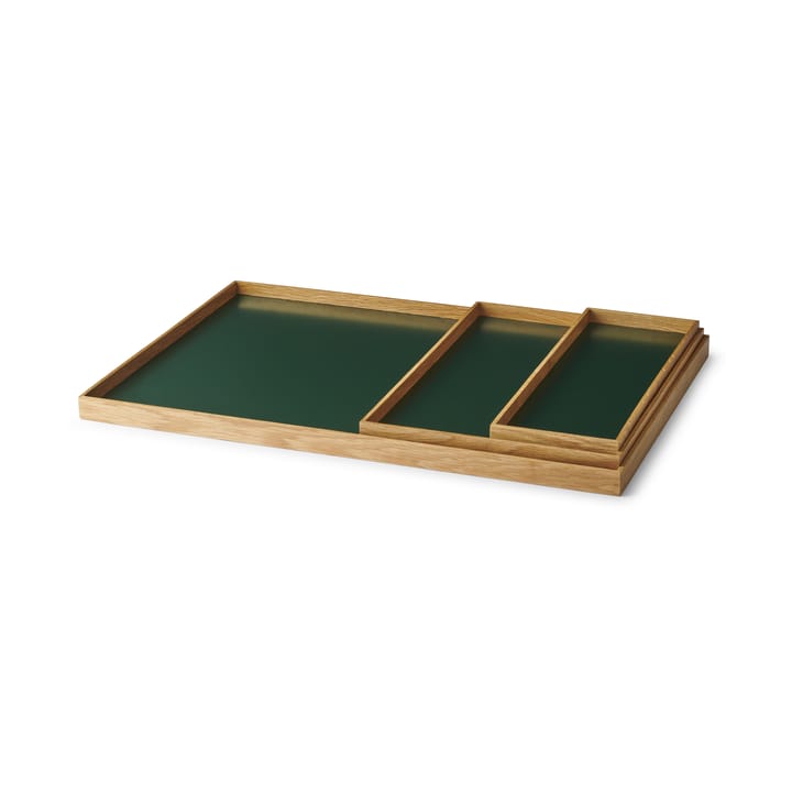 Frame tray small 11x32.4 cm, Oak-green Gejst