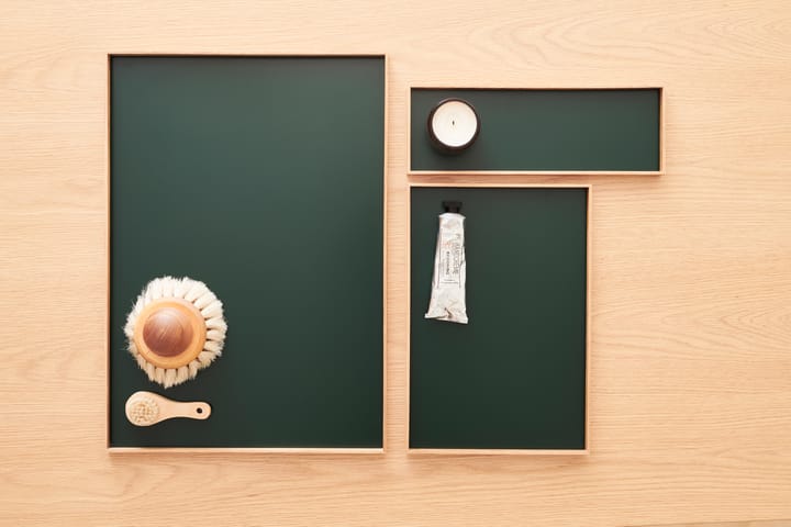 Frame tray small 11x32.4 cm, Oak-green Gejst