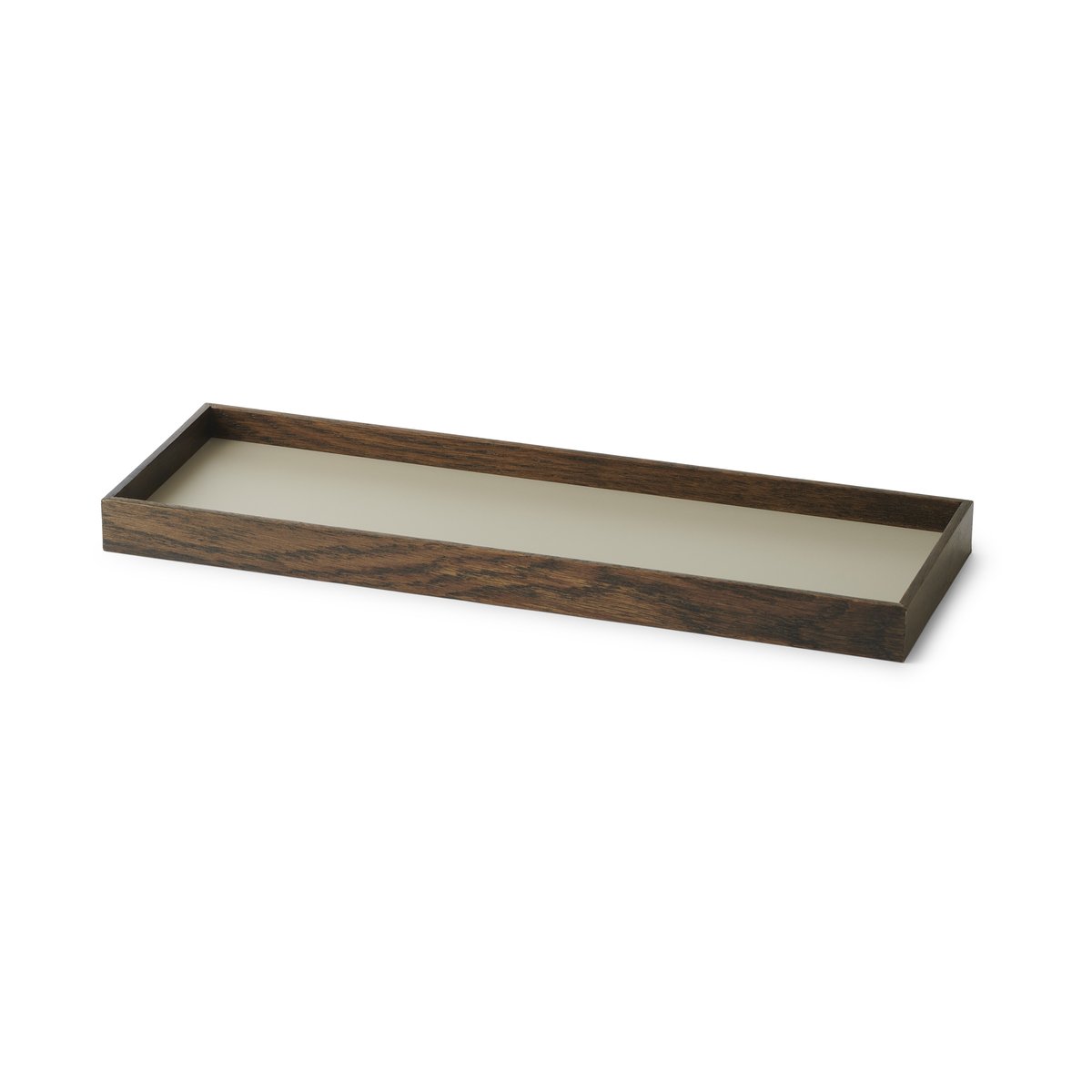Gejst Frame tray small 11x32.4 cm oak-Grey | Scandinavian Design | Trays | Brown