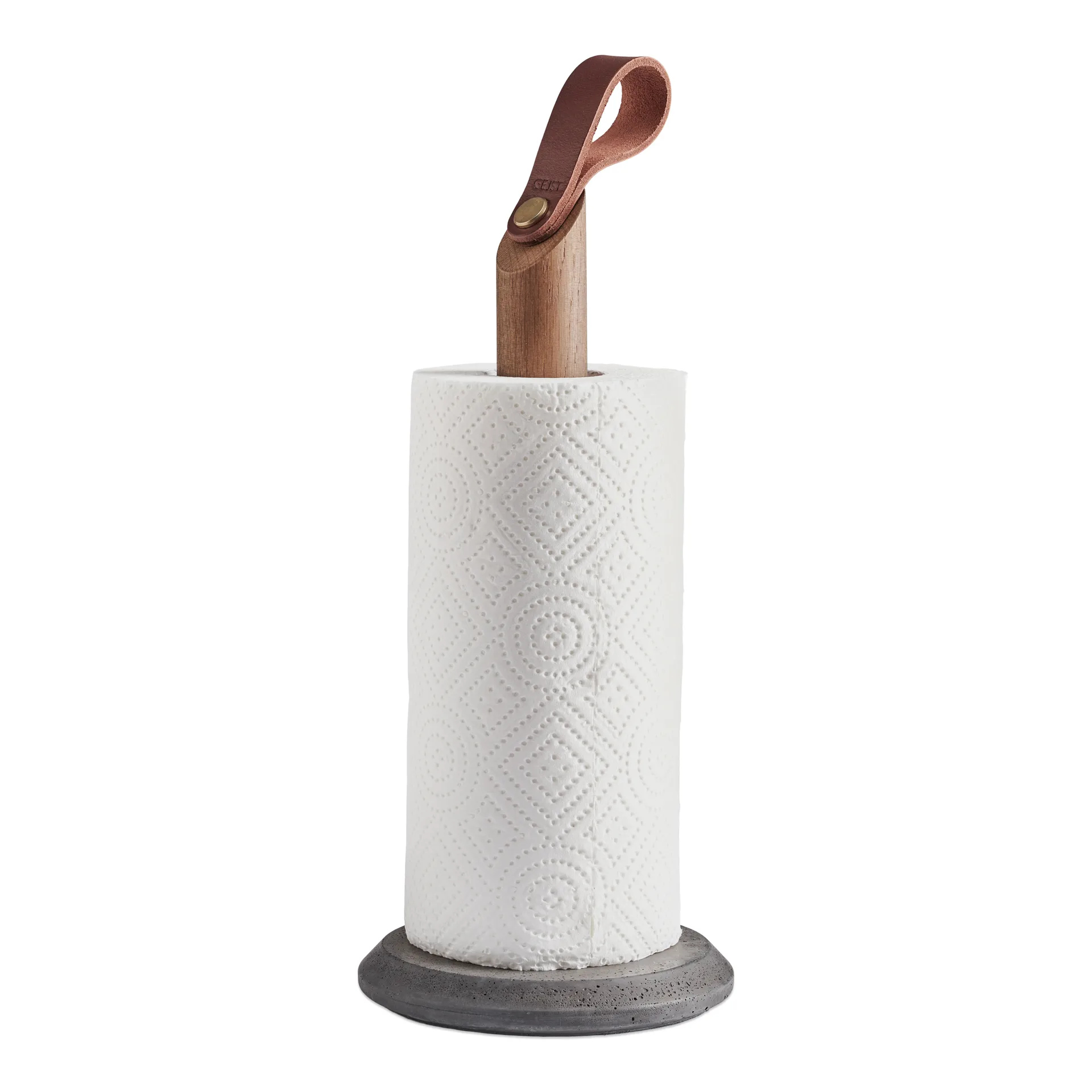 Grab kitchen paper holder, Smoked oak Gejst