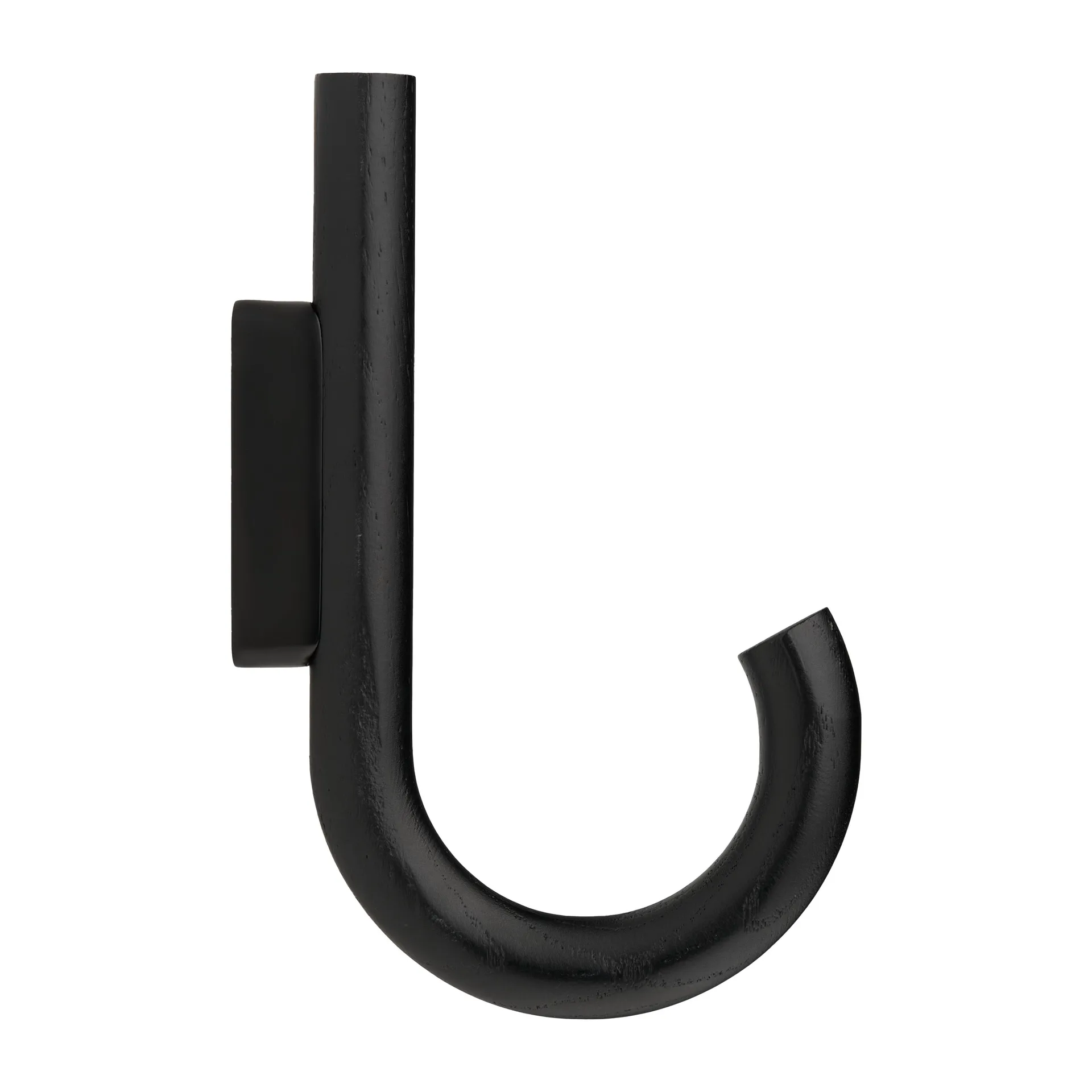 Hook hook 19 cm, Black stained oak-black Gejst