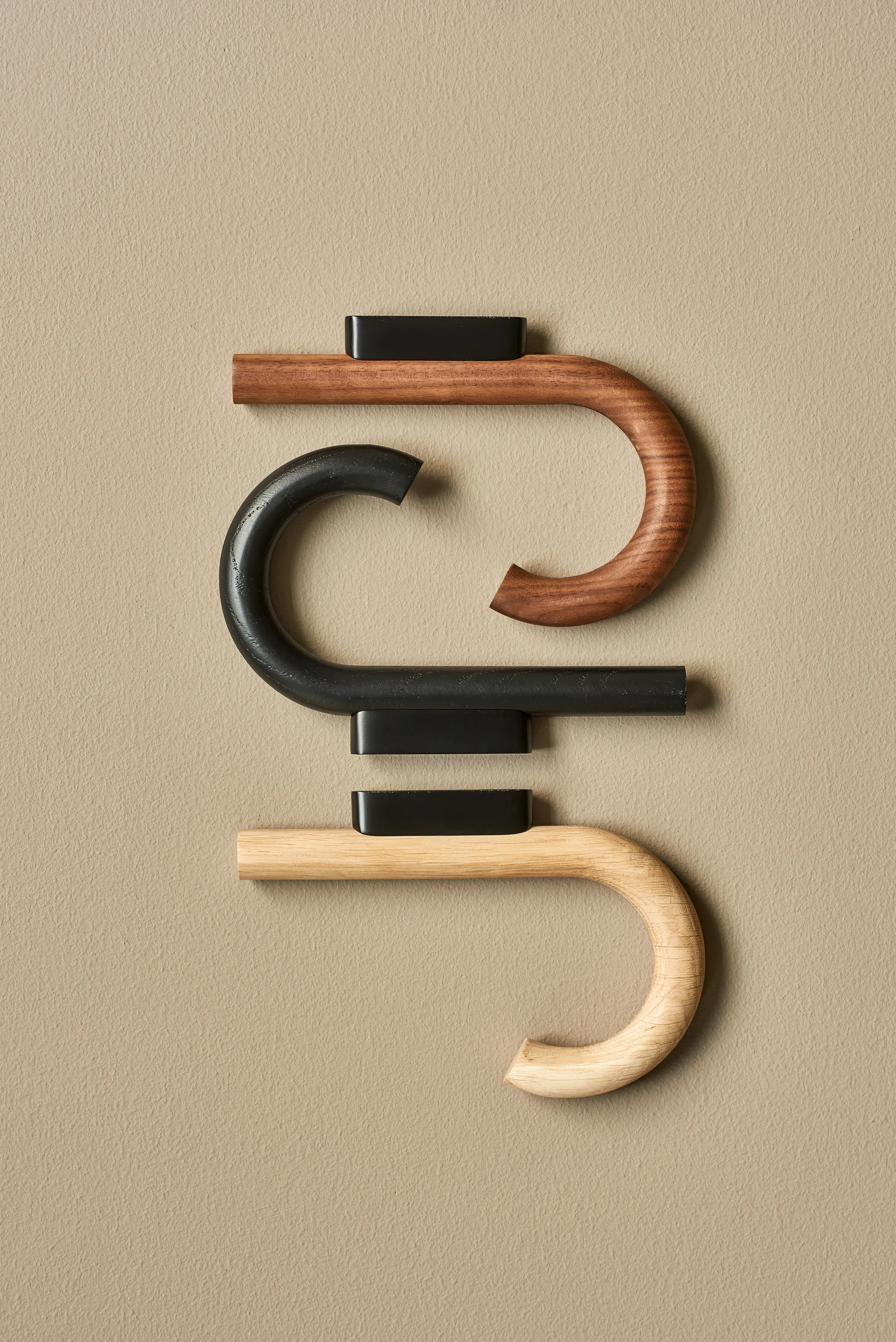 Hook hook 19 cm, Oak-black Gejst