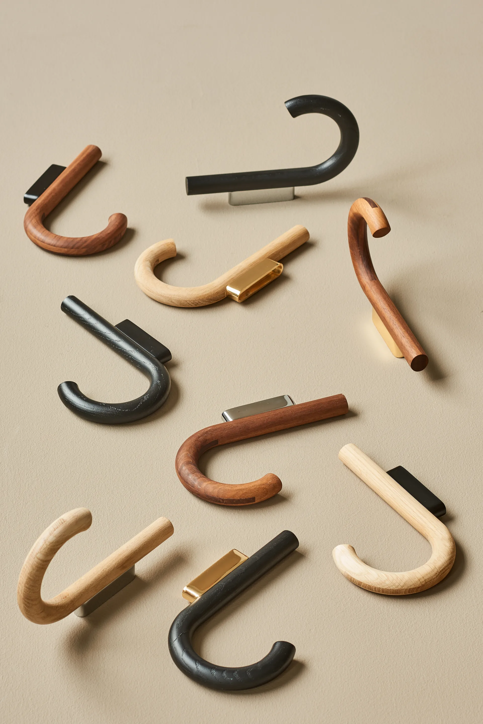 Hook hook 19 cm, Oak-black Gejst