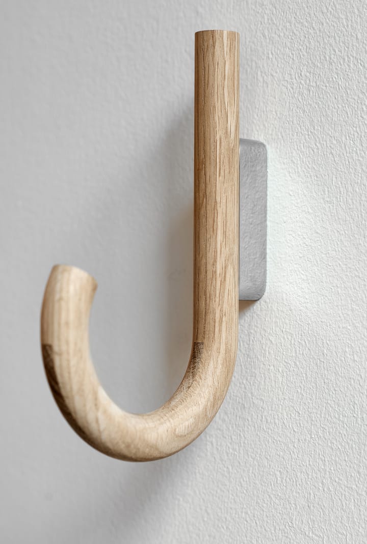 Hook hook 19 cm - Oak-chrome - Gejst