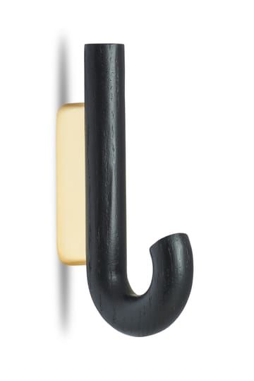 Hook hook mini 13.3 cm - Black oak-brass - Gejst