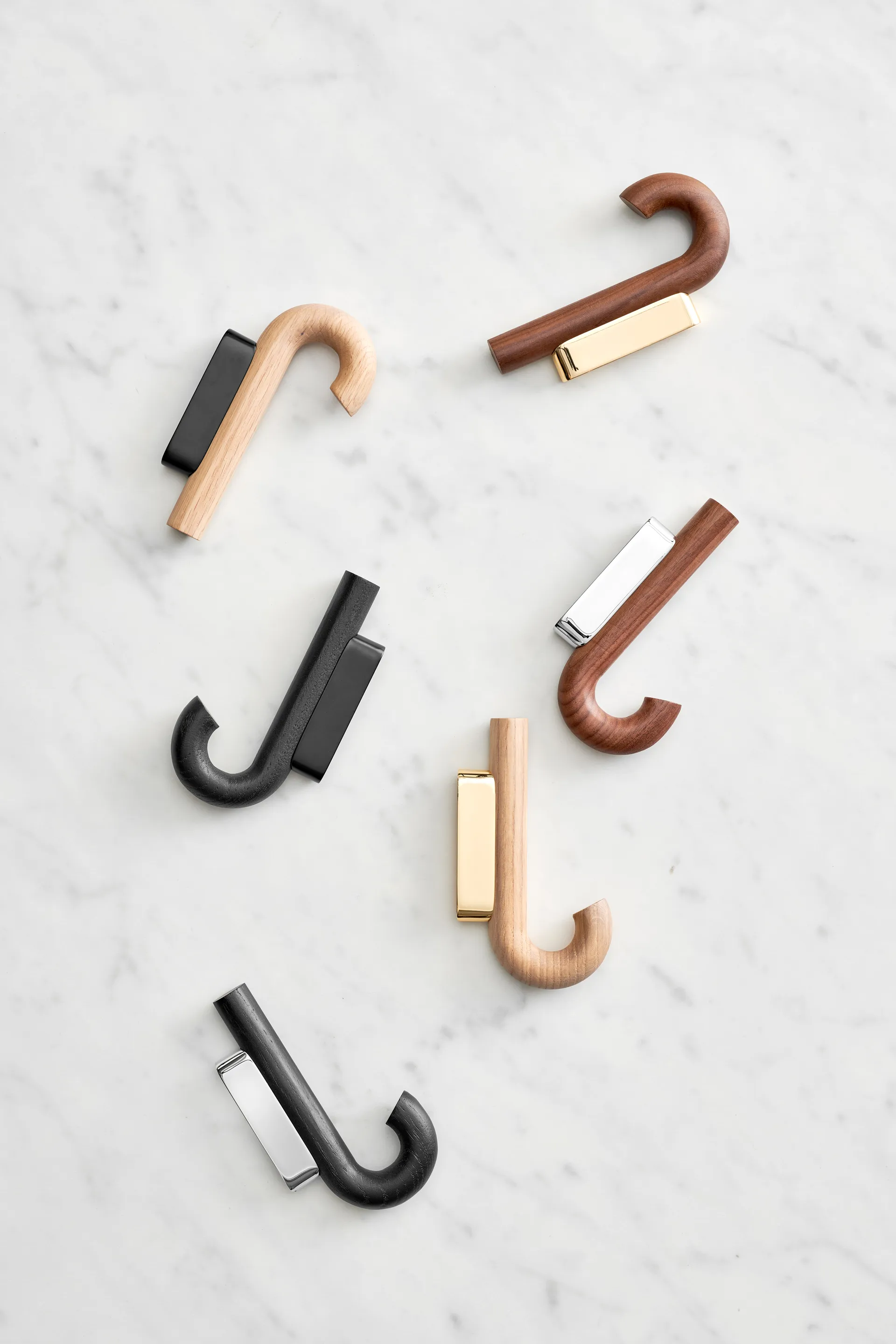 Hook hook mini 13.3 cm, Oak-brass Gejst