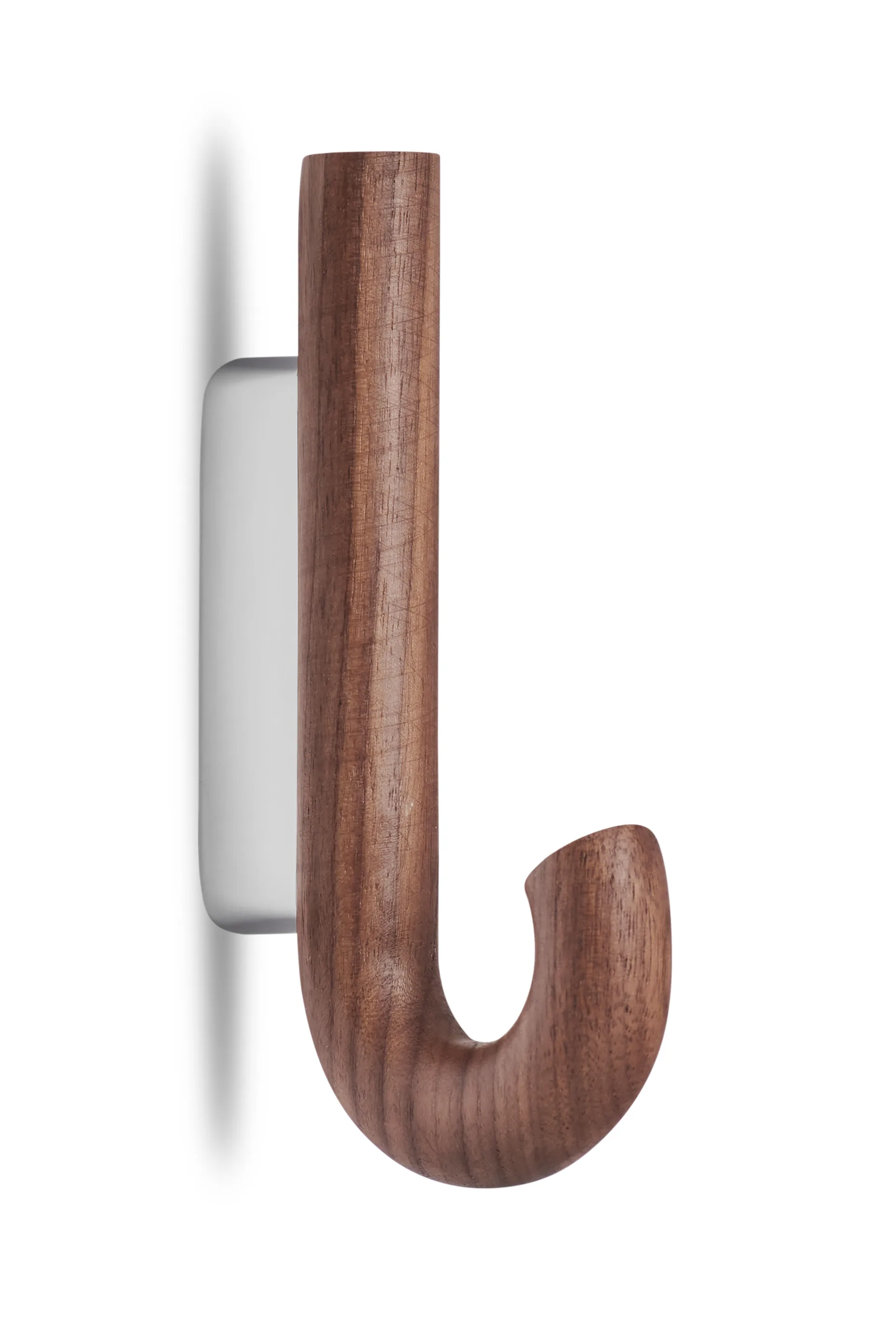 Hook hook mini 13.3 cm, Walnut-Chrome Gejst