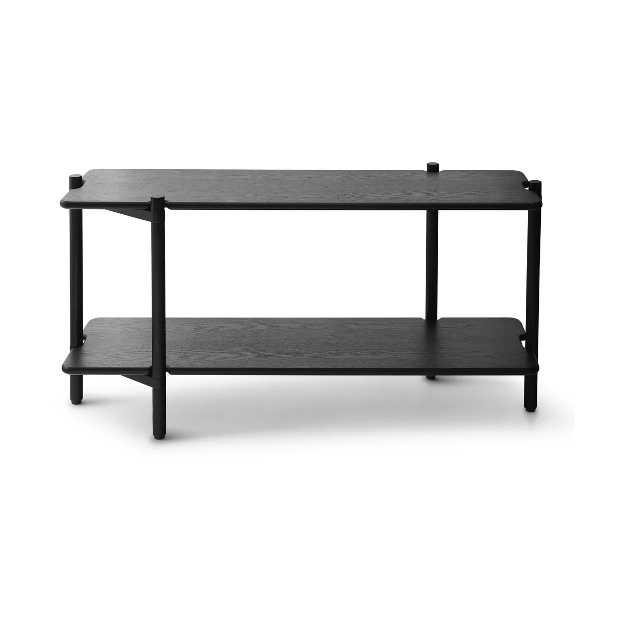 Gejst Invi bookshelf 2 shelf module 1 Black box | Scandinavian Design | Shelves & shelving systems | Black