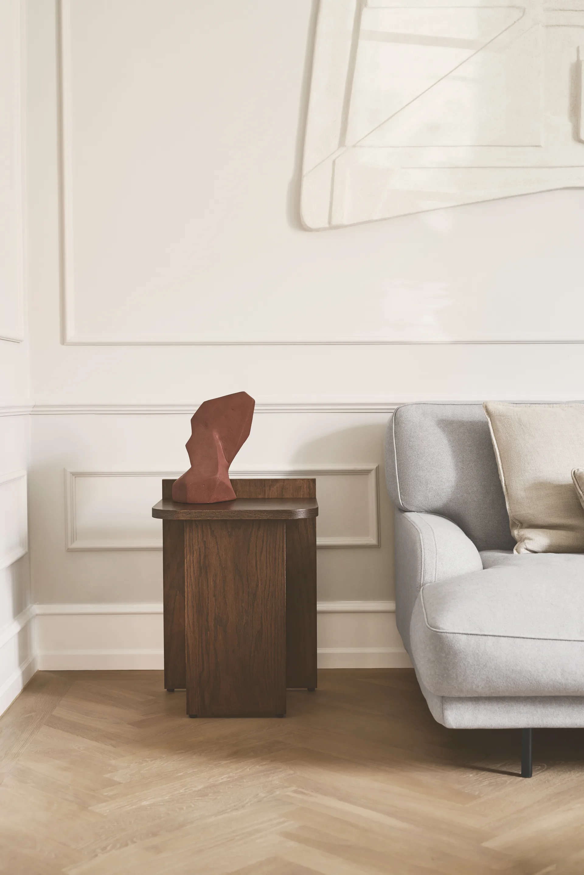 Ismo side table, Dark Oak Gejst