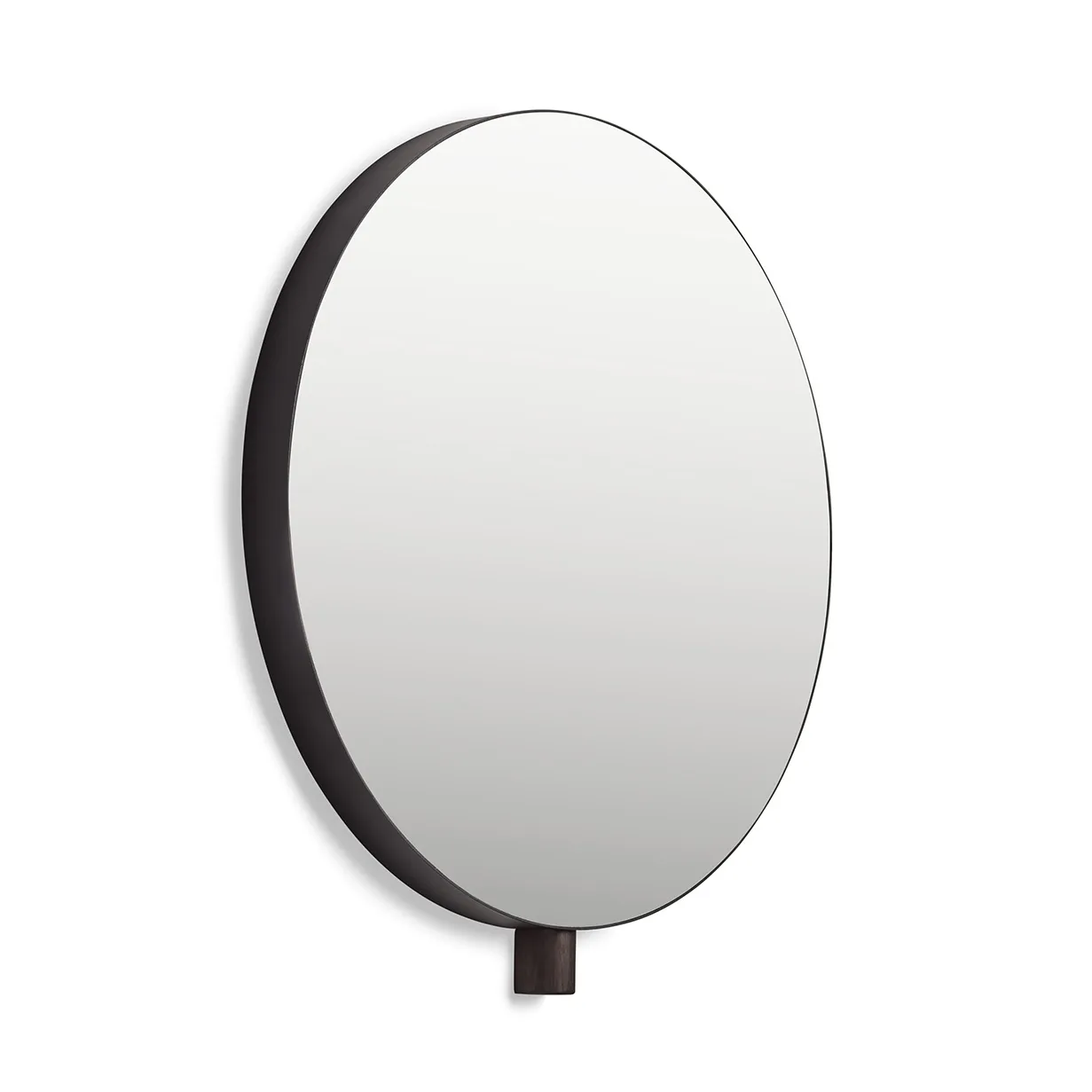 Kollage mirror Ø50 cm, black Gejst