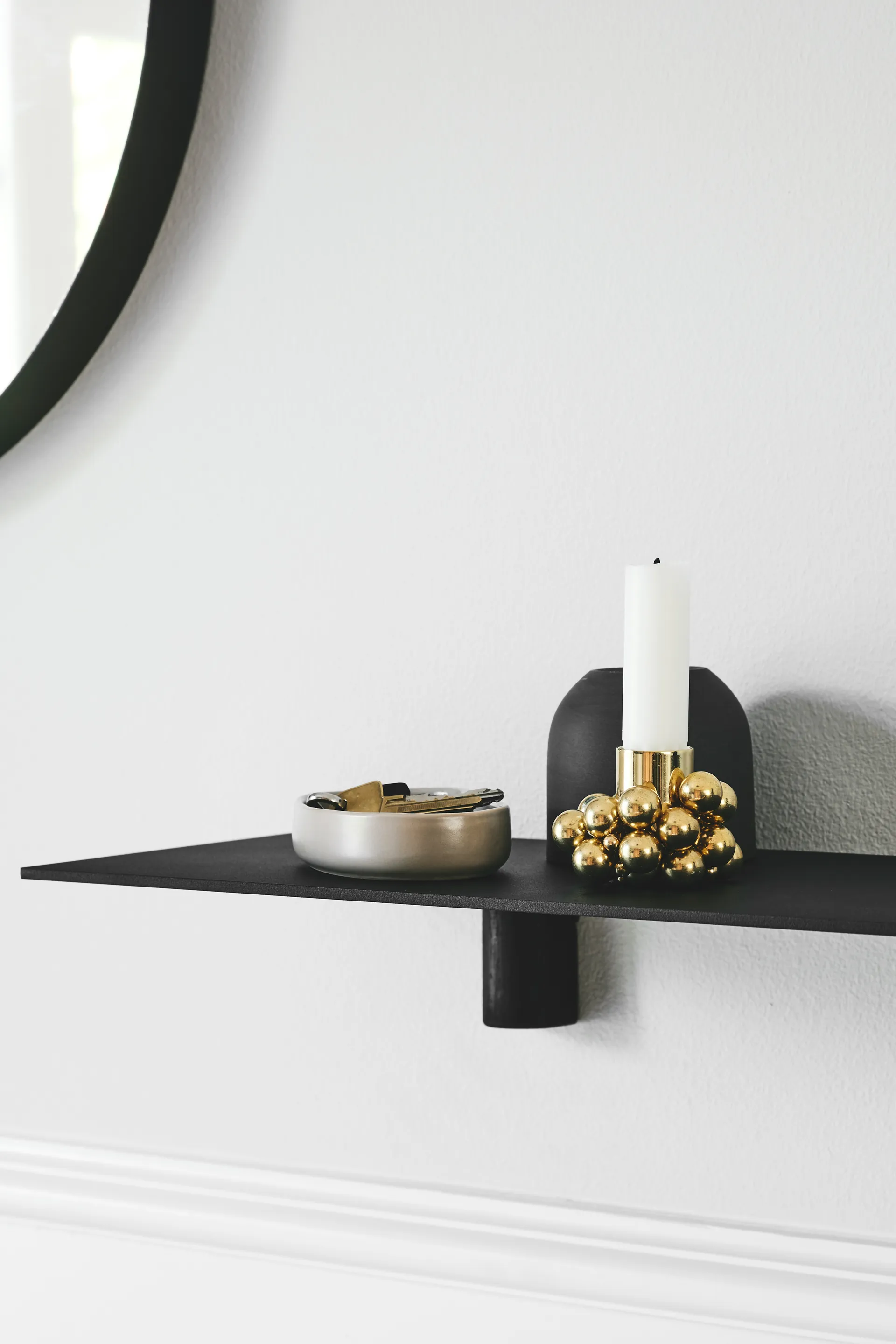 Kollage shelf 60 cm, Black Gejst