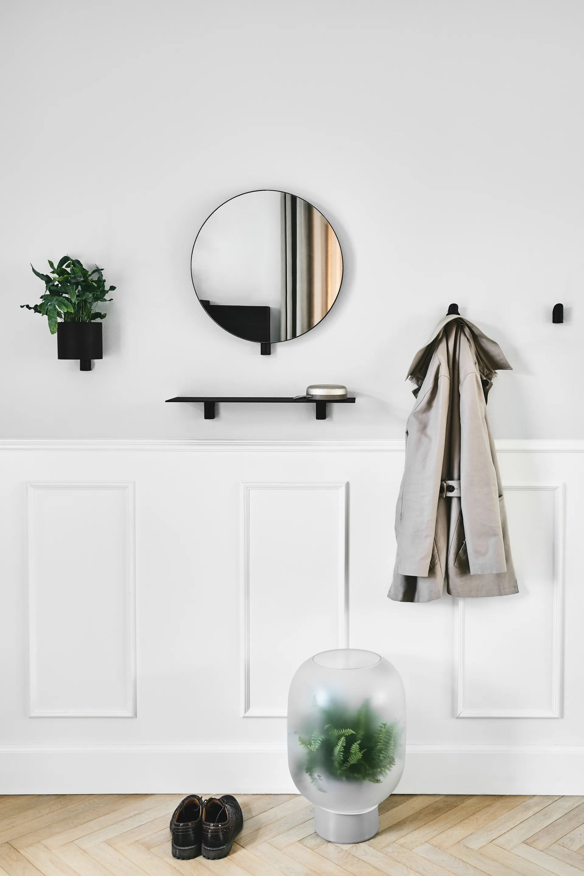 Kollage shelf 60 cm, Black Gejst