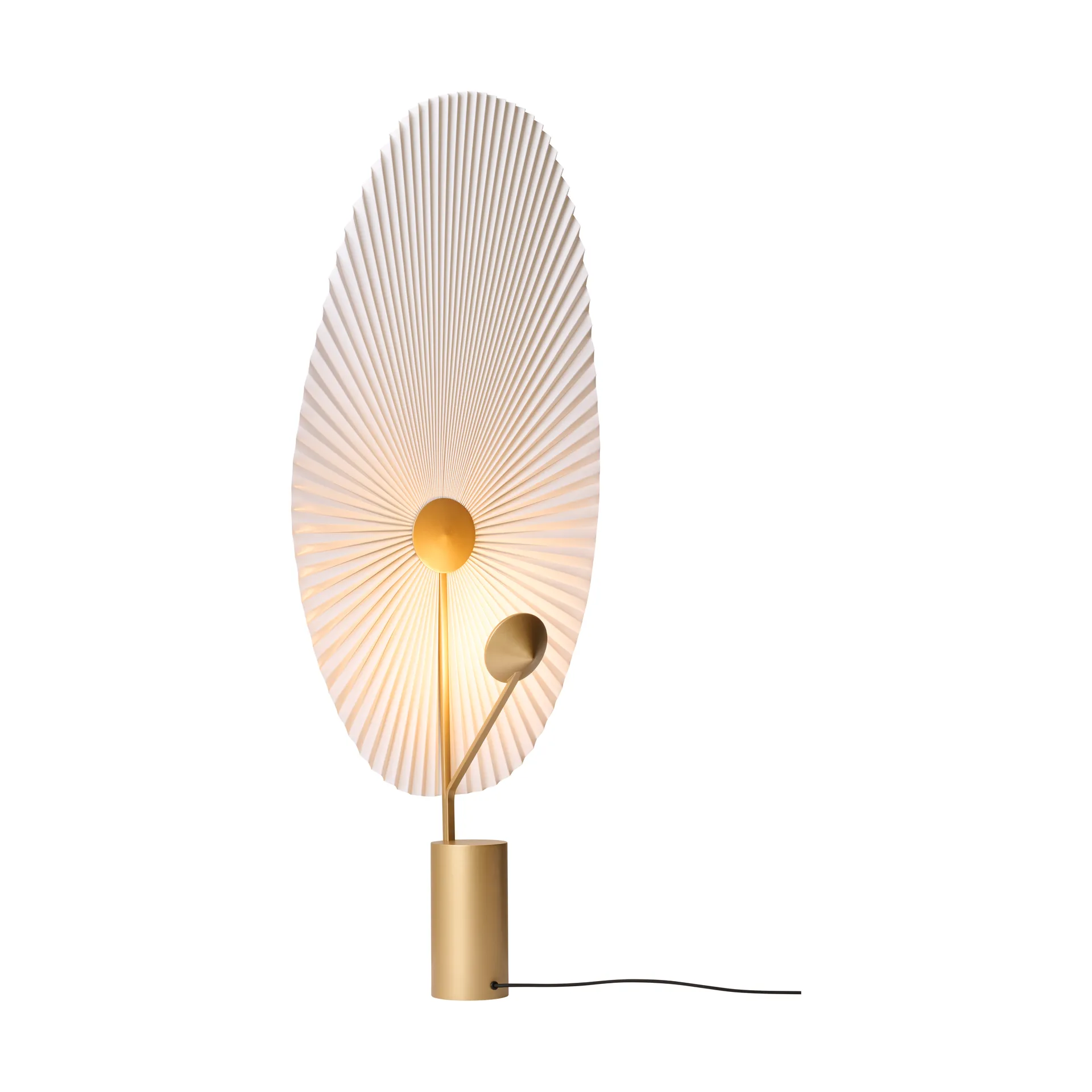 Liris floor lamp, Brass Gejst