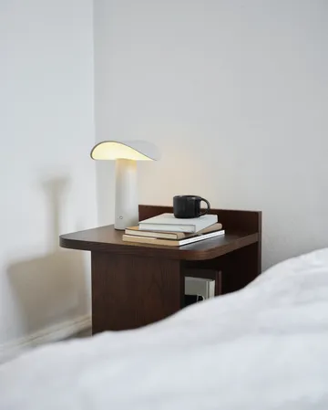 Lium portable table lamp 22.5 cm - Warm grey - Gejst