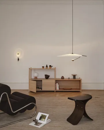 Luno stool 48x28x72 cm - Dark oak - Gejst