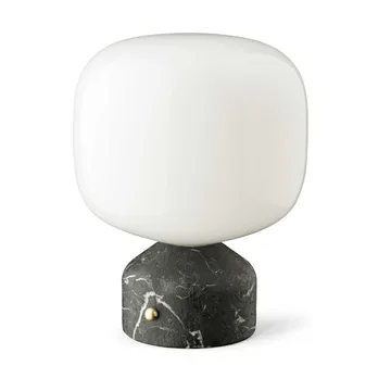 Meemo portable table lamp 23 cm - Black marble - Gejst