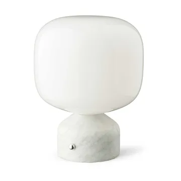 Meemo portable table lamp 23 cm - White marble - Gejst