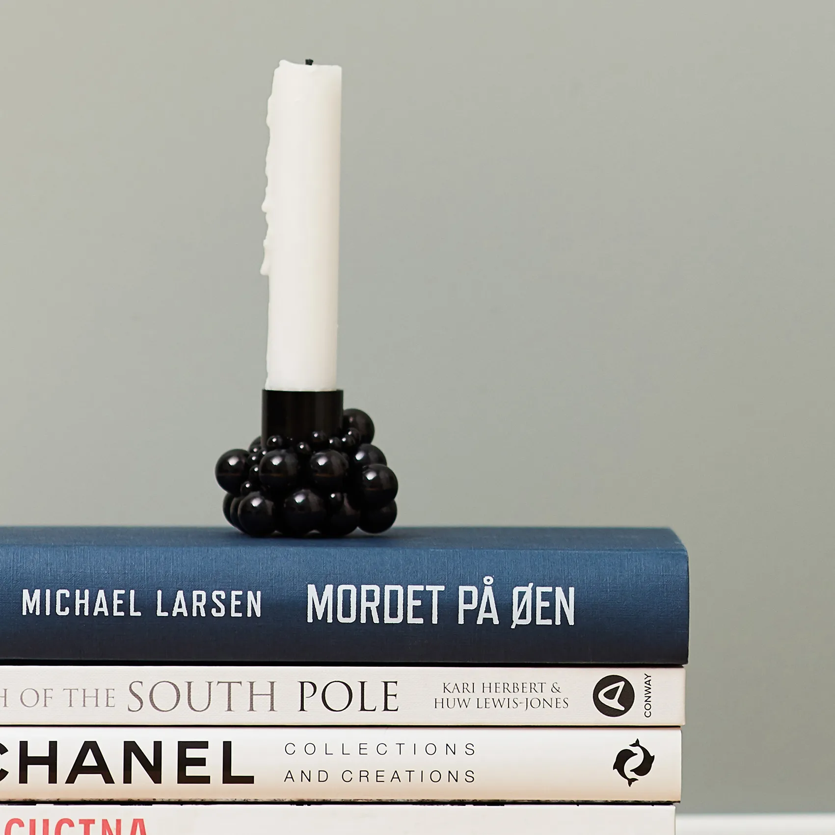 Molekyl candlestick 1, Black Gejst