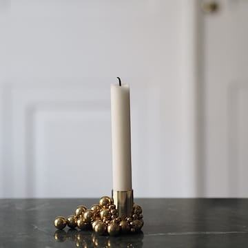 Molekyl candlestick 1 - brass - Gejst