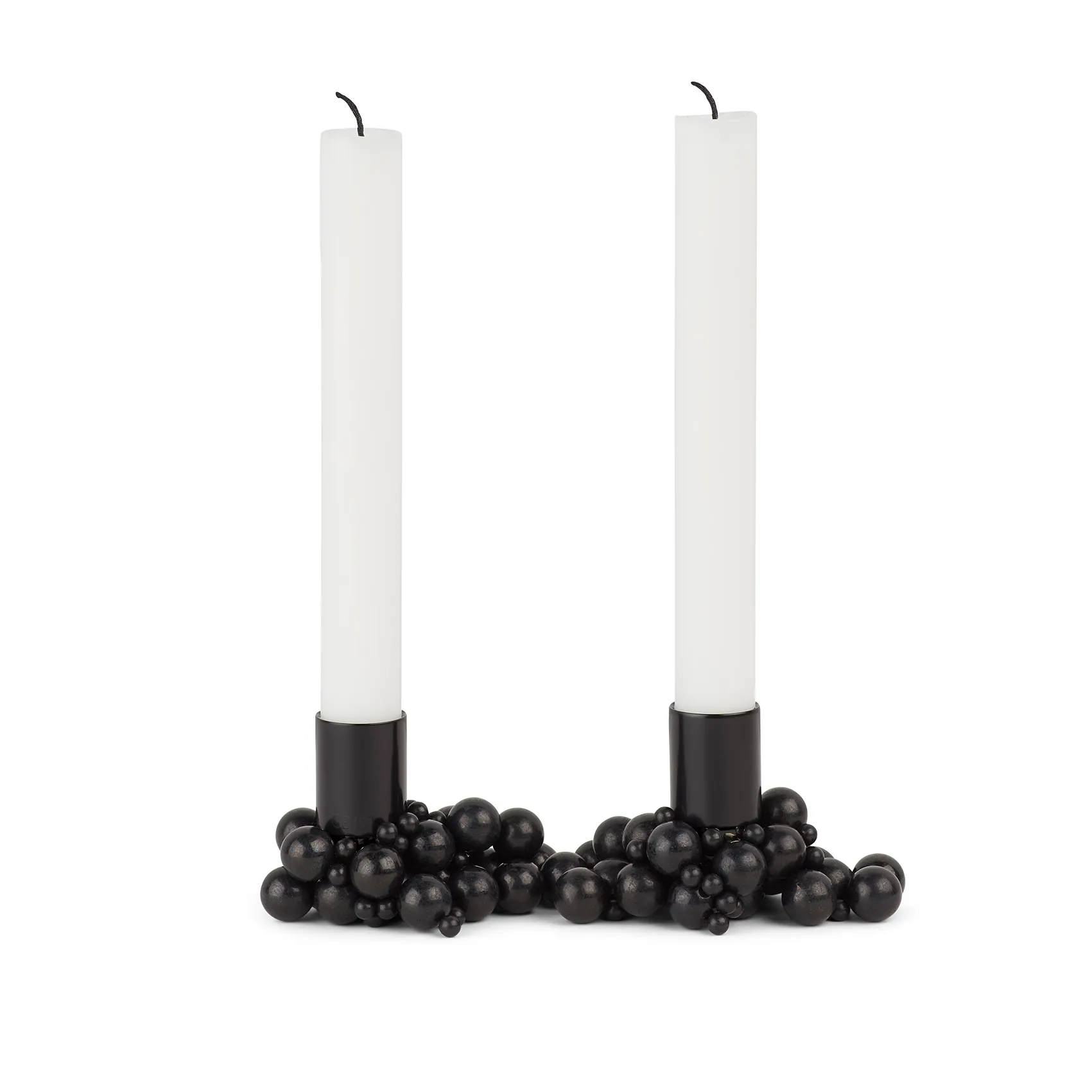 Molekyl candlestick 2, Black Gejst