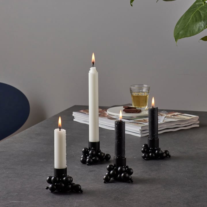 Molekyl candlestick 4 - Black - Gejst