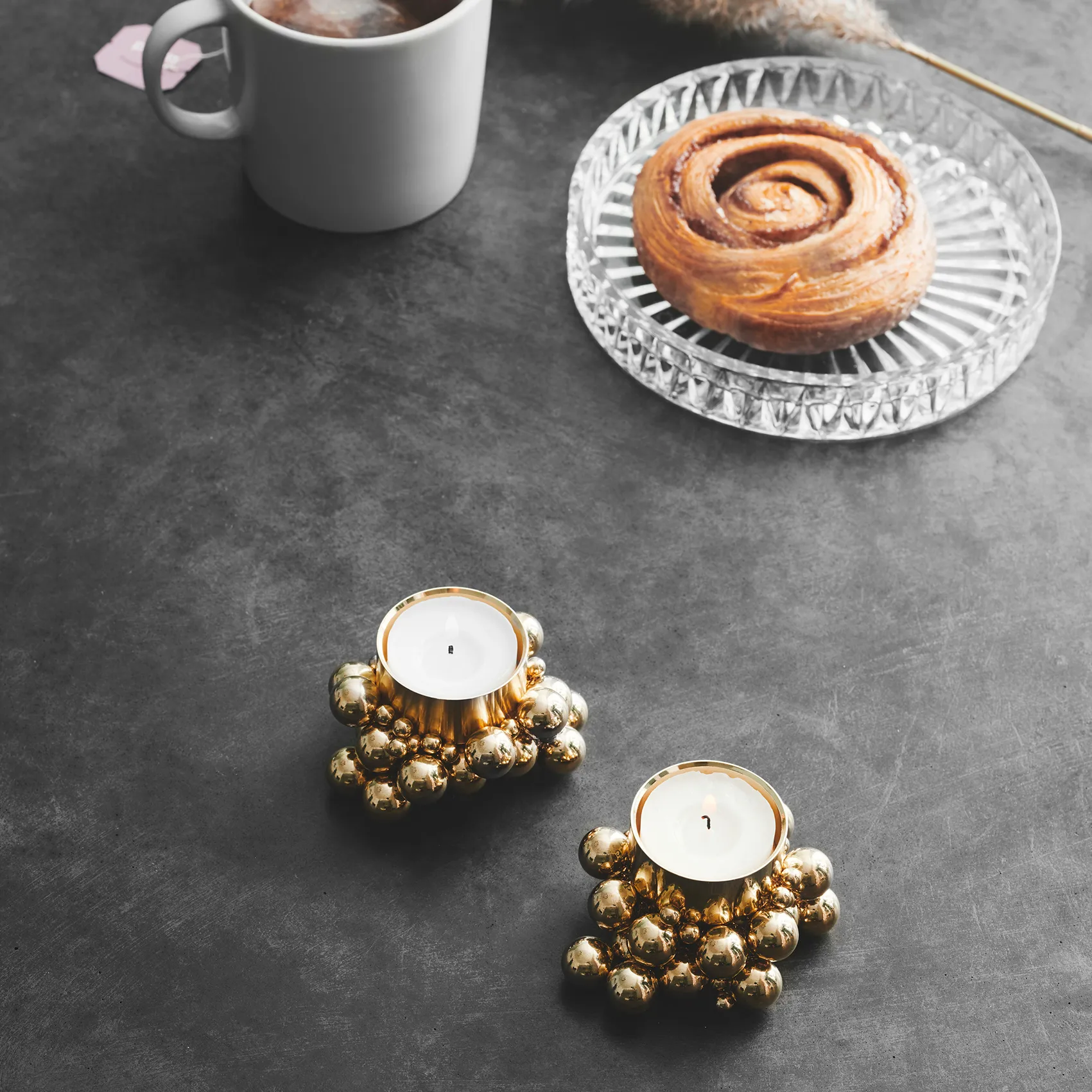 Molekyl lantern, brass Gejst